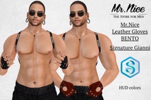 Mr.Nice  Leather Gloves-Gianni BENTO Fatpack