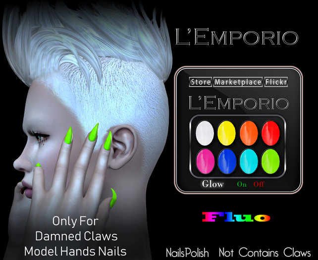 L'Emporio -Hands Polish-FLUO-For Damned Claws-Hands-