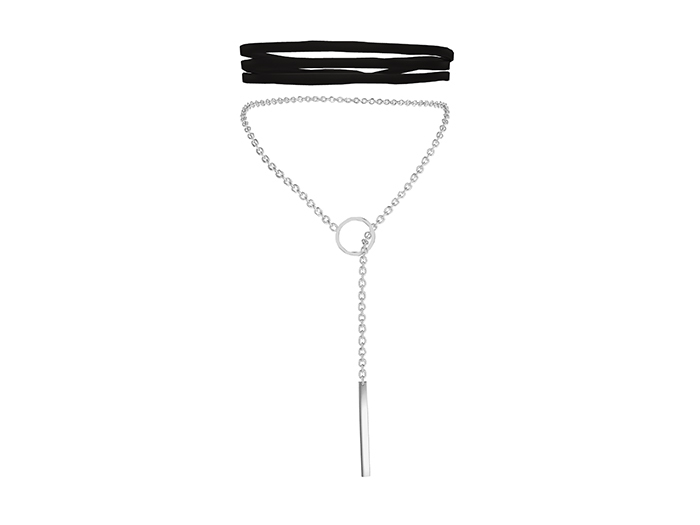 MINIMAL - Vanity Necklace Silver