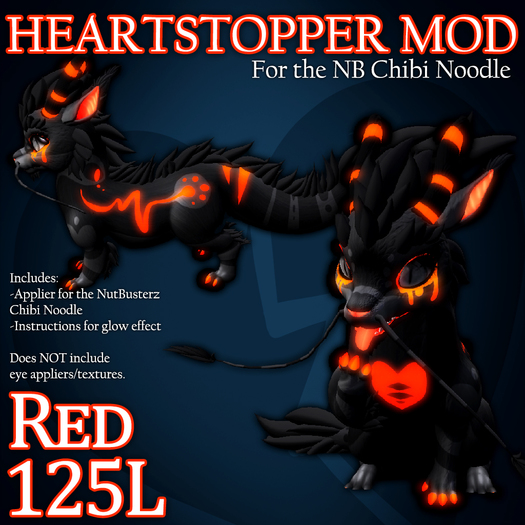MOOPA Inc. HEARTSTOPPER MOD Red for the NB Chibi Noodle