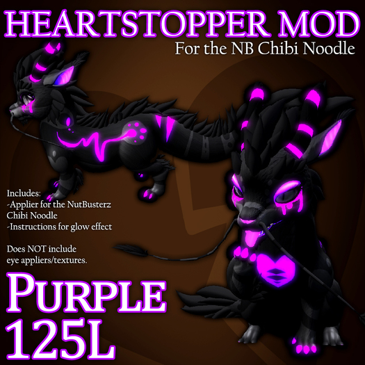 MOOPA Inc. HEARTSTOPPER MOD Purple fr the NB Chibi Noodle (BOX)