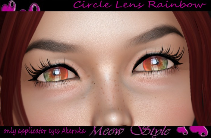 .:Meow Style:. AK Circle Lens Rainbow