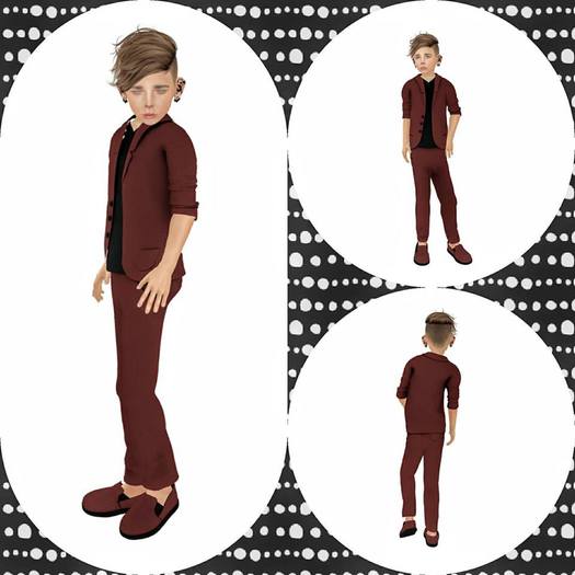 <<TONY>> Tweenster Suit Set Red