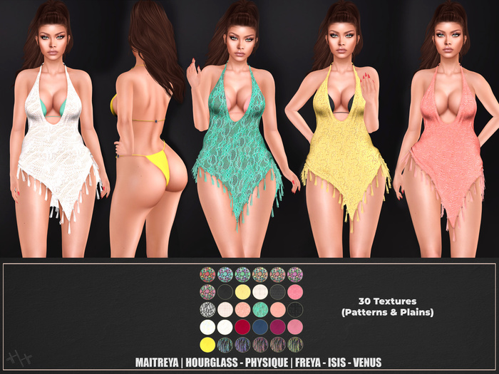 [hh] Shireen Bikini and Cover Up Set