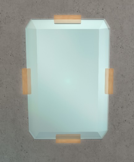 Spiegel geschliffen (Mesh)