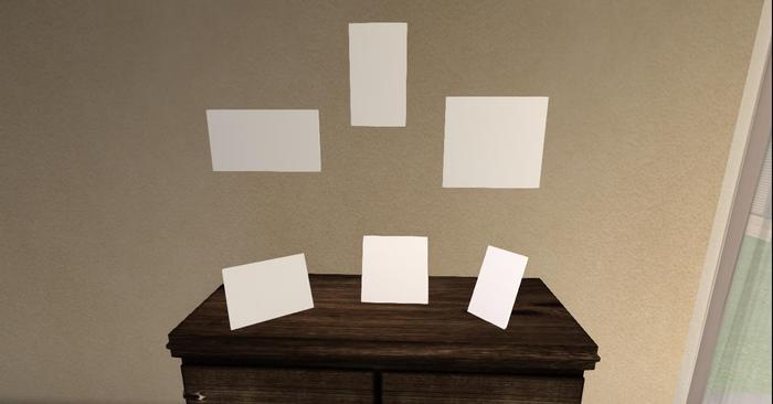6 Versions Picture Frames, copy, modify + transfer