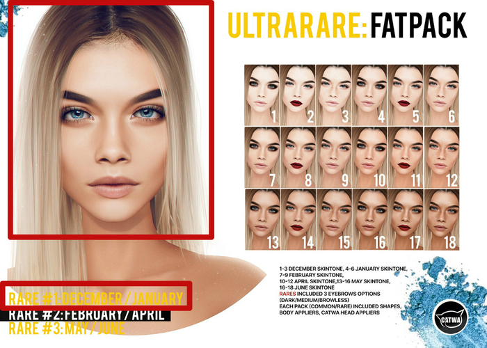 #RARE  1  ---SKIN SET - (December/ January)  --- RARE