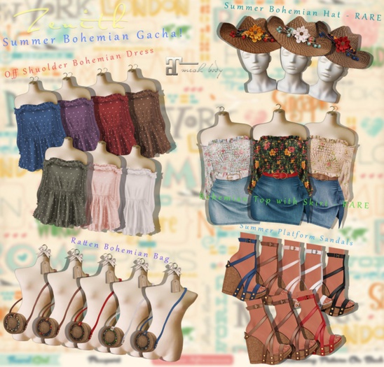 =Zenith=Ratten Bohemian Bag (Blue) - Rigged