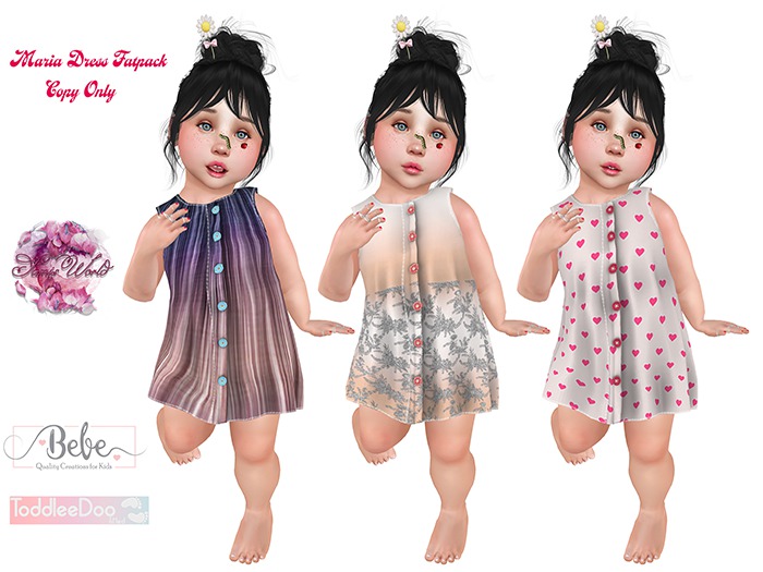 (SW) Maria Dress Fatpack -TDB/BEBE