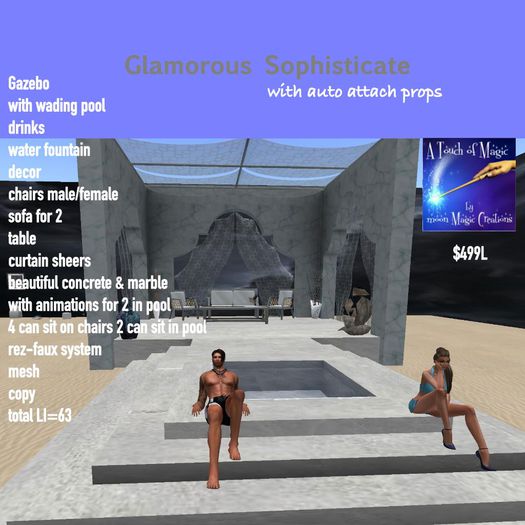 GLAMOROUS SOPHISTICATES GAZEBO-CRATE