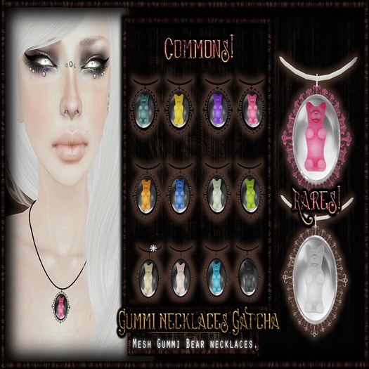 :[Plastik]:- Gummi Necklace://Lemony