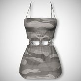 ChicModa // Cora Knotted Dress // CAMO