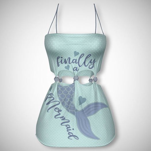 ChicModa // Cora Knotted Dress // MERMAID