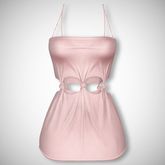 ChicModa // Cora Knotted Dress // PINK