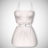 ChicModa // Cora Knotted Dress // WHITE