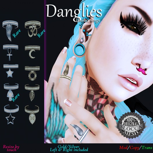 {Scene} Danglies Ring - Alien