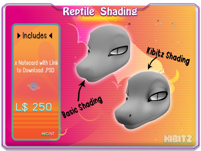 .K. Reptile Head PSD - Happy Paws Reptile Head