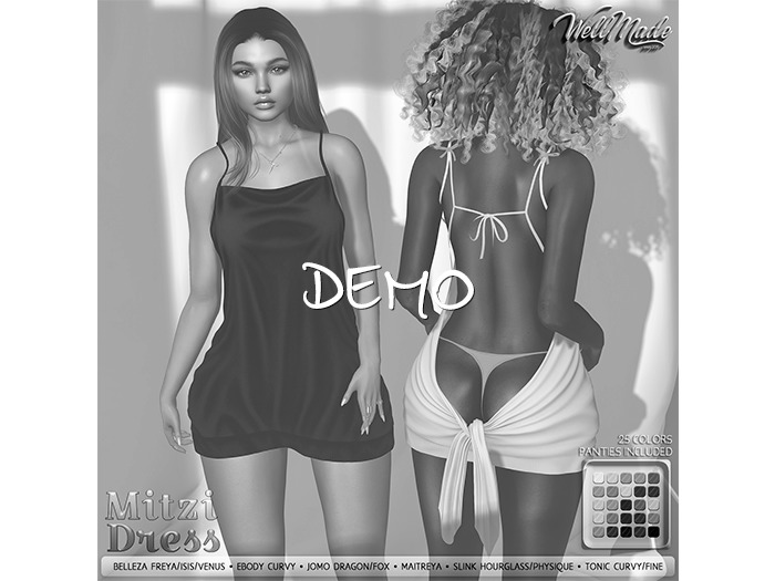 [WellMade] Mitzi Dress DEMO