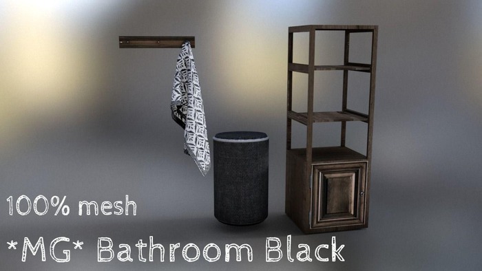 *MG* Bathroom Black