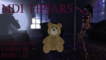 Brown Teddybear Tip Jar Box