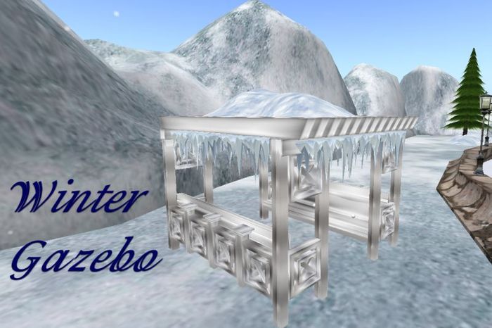 GAZEBO ICE WINTER