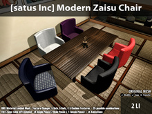 [satus Inc] Modern Zaisu Chair