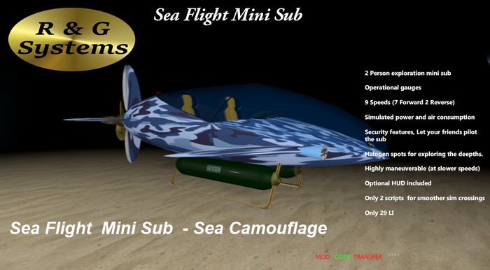 Sea Flight Camouflage  Crate