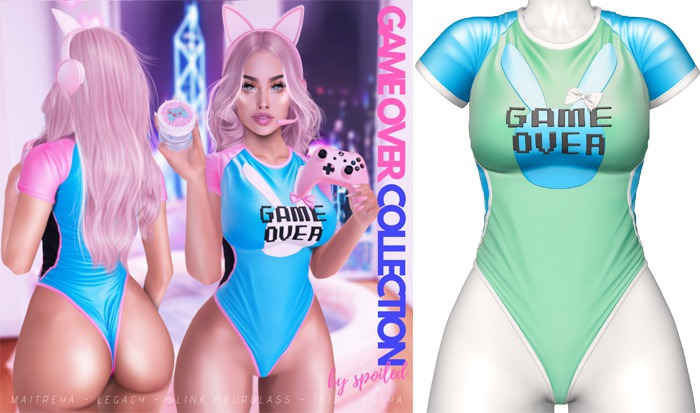 Spoiled - Game Over Bodysuit Mint *Updated* for LaraX,Reborn,Phatpussy,Waifus,Juicy Rolls,Kupra & More