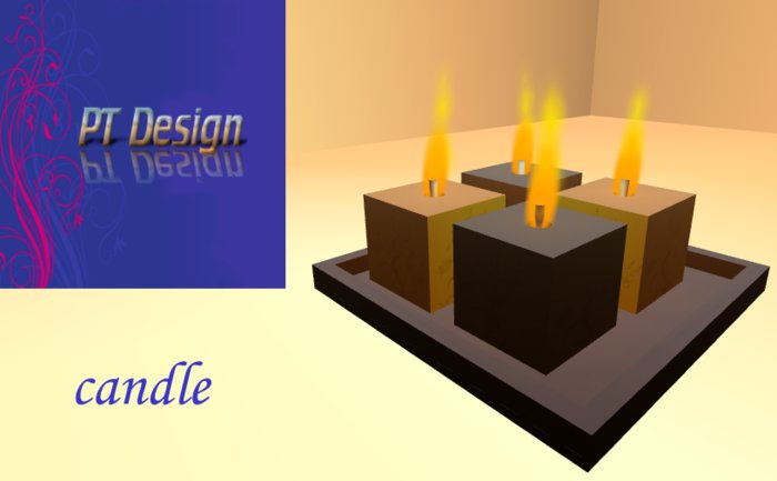 PT candle brown