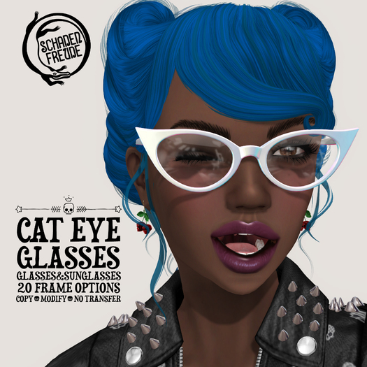 Schadenfreude Cat Eye Glasses