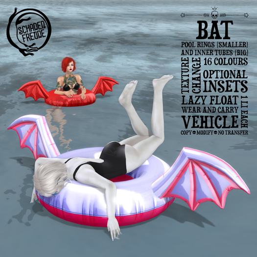 Schadenfreude Bat Pool Rings