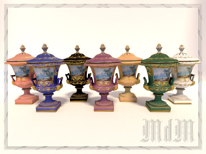 Late 18th century Meissen potpourri vase - Full Pack