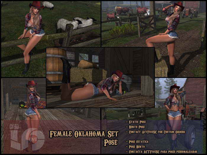 ACT5-324-Female Oklahoma Pose Set Boxed (ADD)