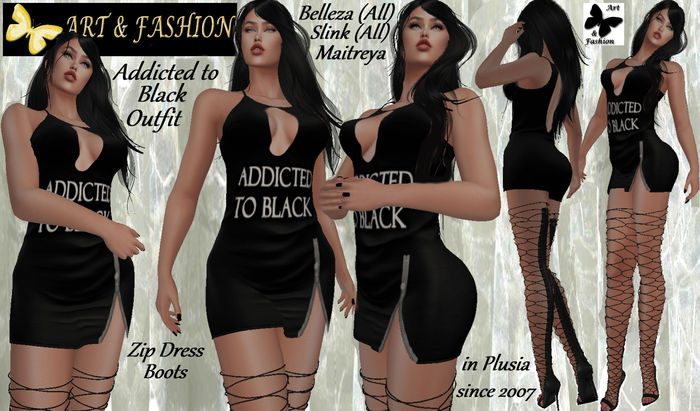 ART & FASHION - ADDICTEDTOBLACK OUTFIT