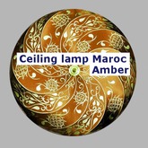 Ceiling lamp Maroc Amber  - texture