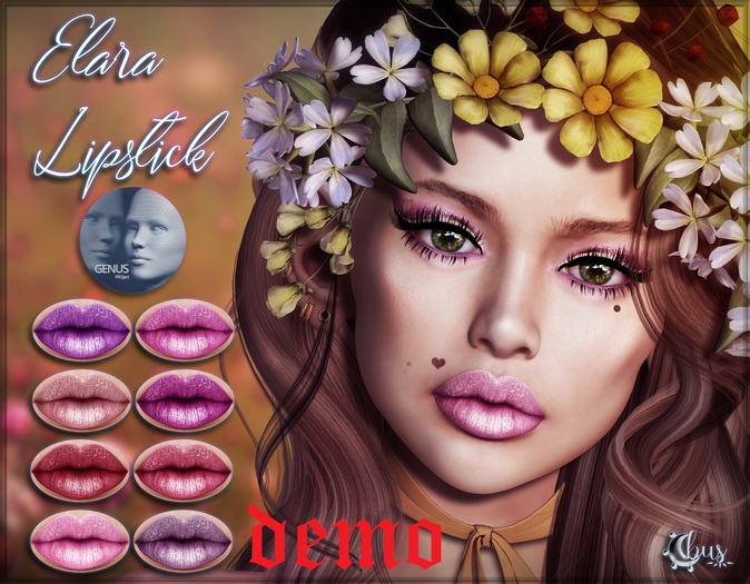 -bus- .DEMO Elara Lipsticks. { GENUS }