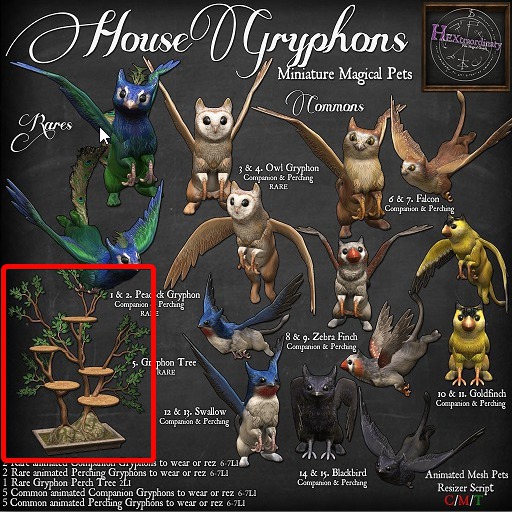 5. *HEXtraordinary* Gryphon Perch Tree - RARE
