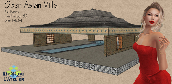 Open Asian Villa Mesh Full perms