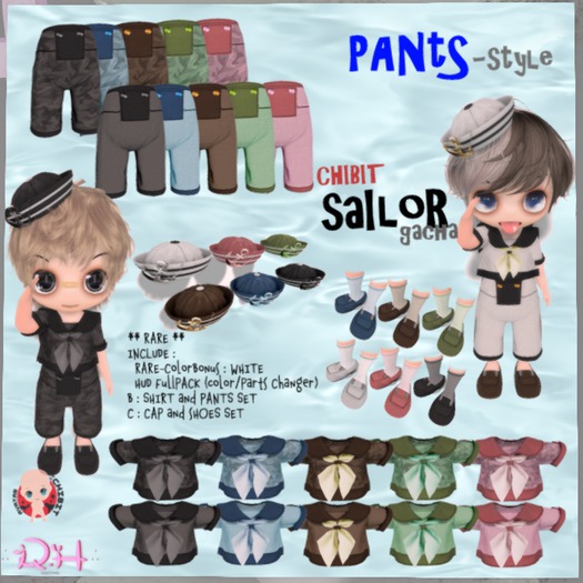 ,',RxH,',CHIBIT SAILOR SHIRT(Green02)