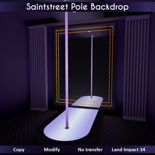 Saintstreet Pole Backdrop (Wear me/Unpack)