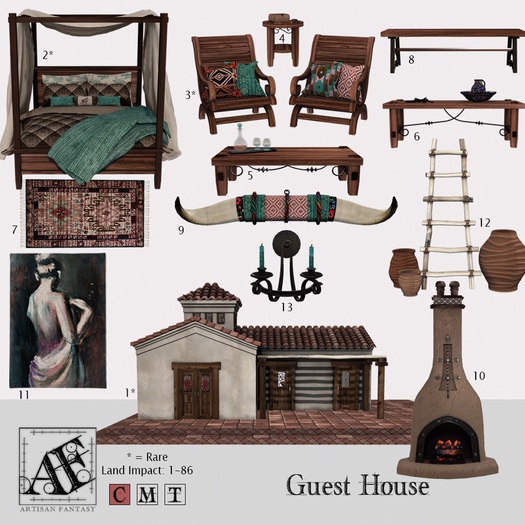 *AF* Guest House 05 - Coffee Table & Brandy