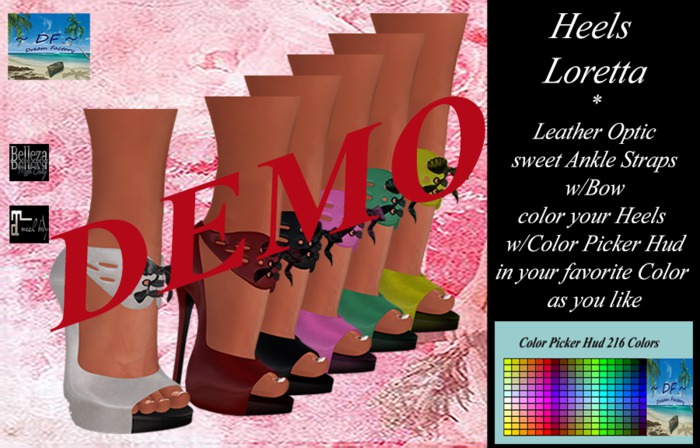 ~DF~DEMO Heels Loretta w/Hud
