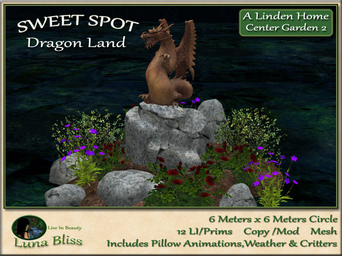 Garden/Dragon Land SWEET SPOT - Center Garden 2 - Garden Arrangement