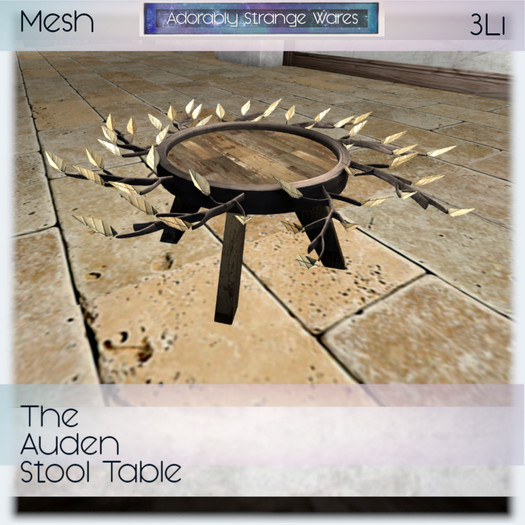 ~ASW~ The Auden Stool Table