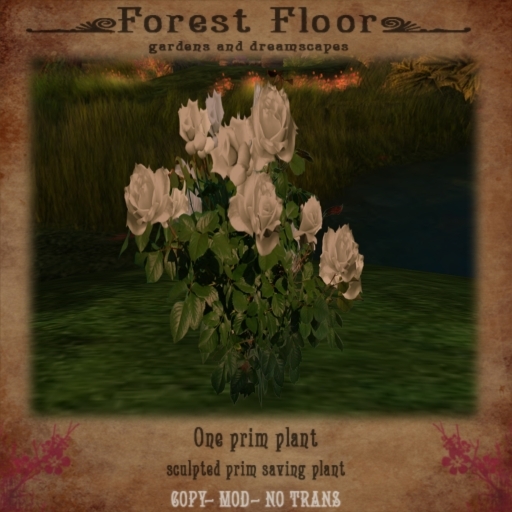 ~*Forest Floor*~ Black Rose Bush 2.0