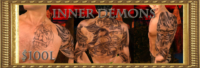 Ink Blots    Inner Demons Tattoo Set