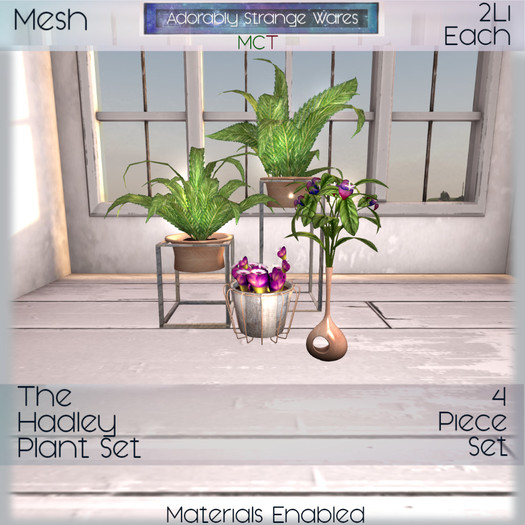 ~ASW~ The Hadley Plant Set