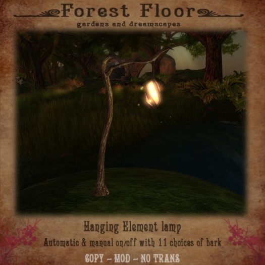 ~*Forest Floor*~ Hanging Element lamp "Sun"