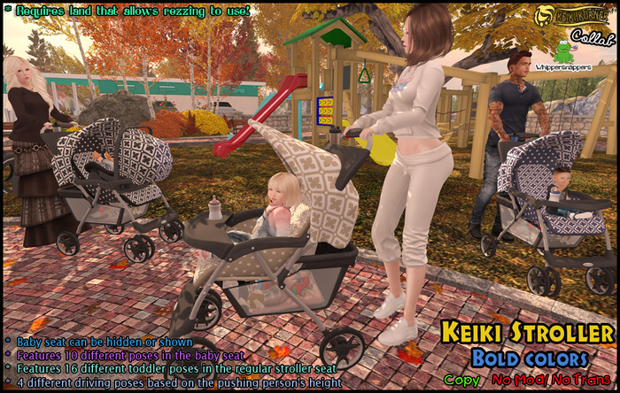 ! Whippersnappers & Keiki Korner ! Bold Single Stroller  v1.0
