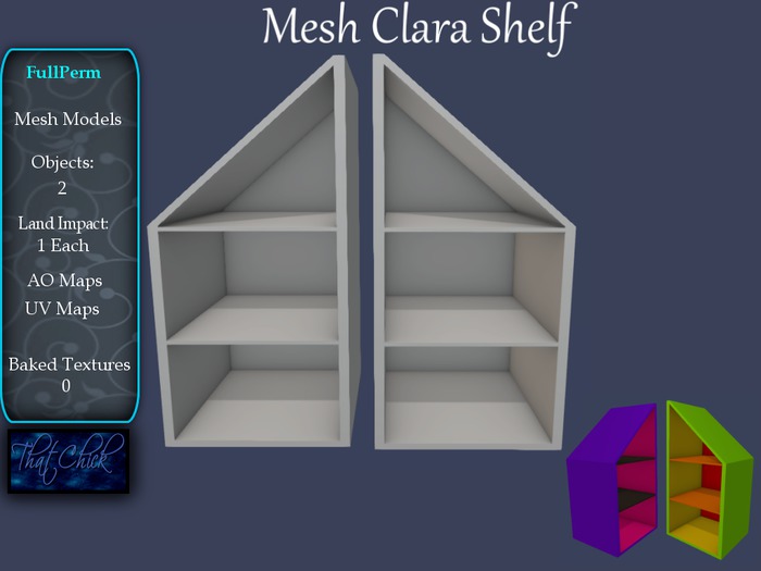 ~tc~ Mesh Clara Shelf FullPerm Kit